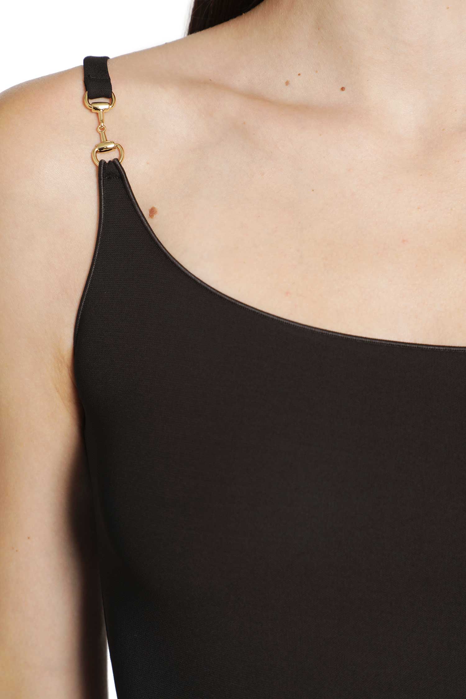 Jersey Dress with Horsebit