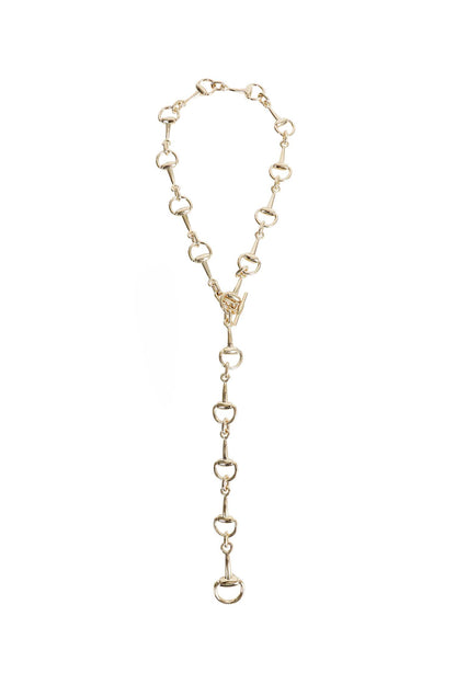 Horsebit Lariat Necklace