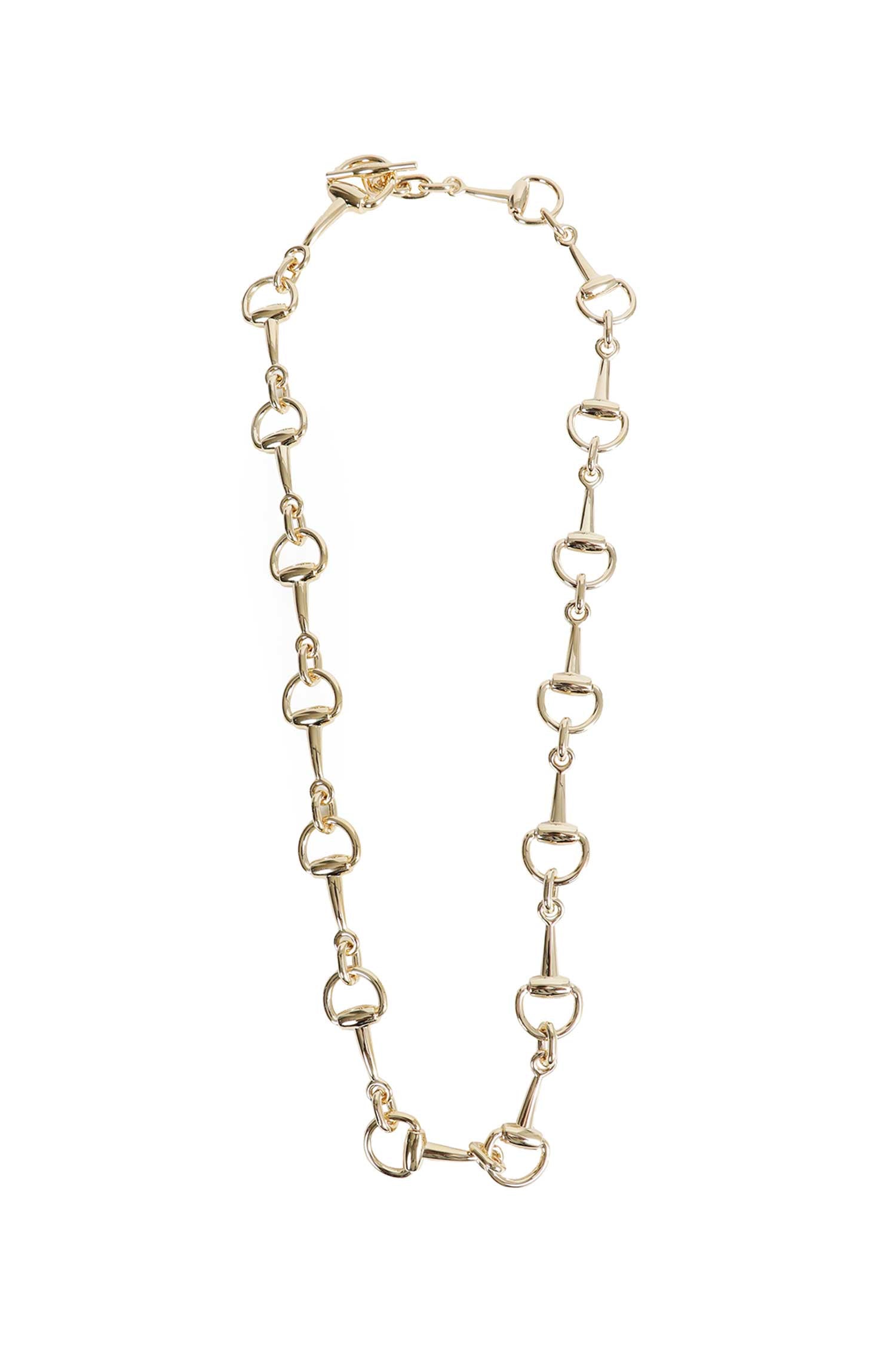 Horsebit Lariat Necklace