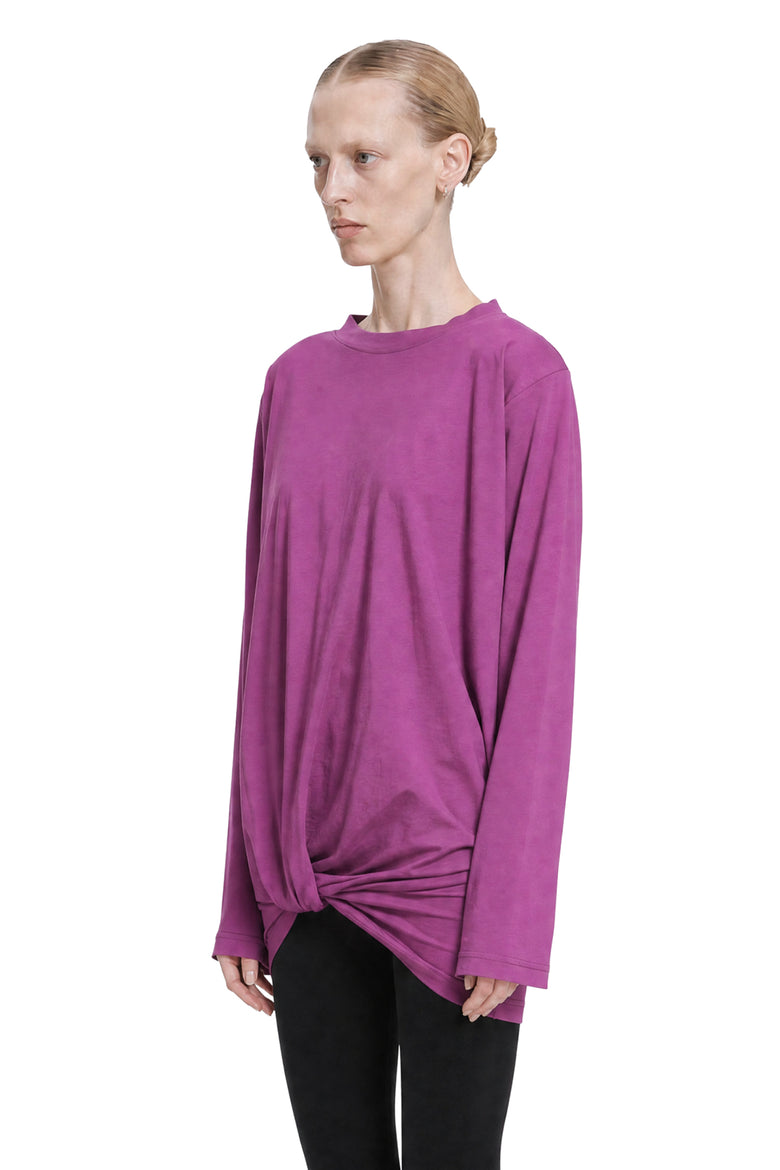 BALENCIAGA Tucked Long Sleeev t-shirt woman