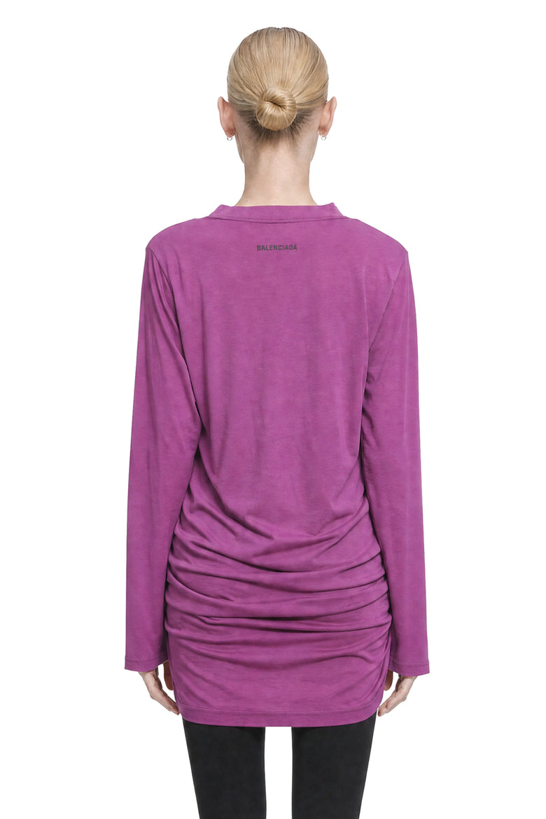 BALENCIAGA Tucked Long Sleeev t-shirt woman