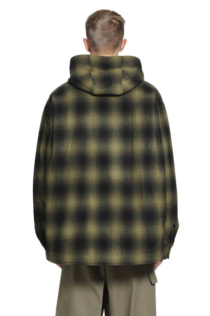 Padded Hooded Shirt