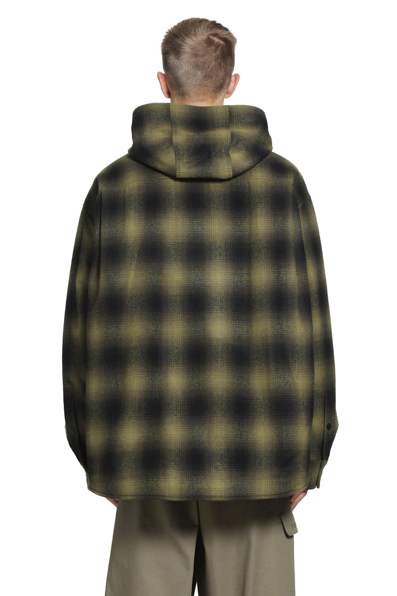 BALENCIAGA Padded Hooded Shirt man