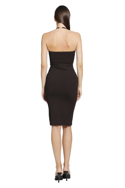 Jersey Dress with Horsebit