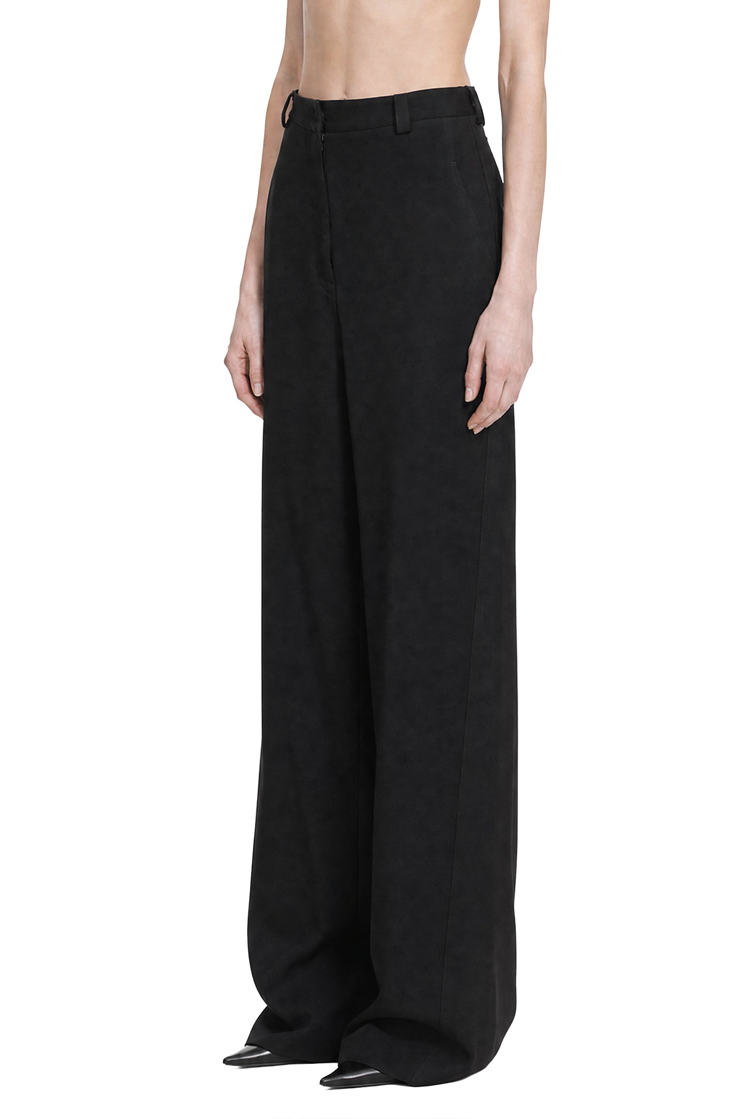 High-Waisted Barrel Pants