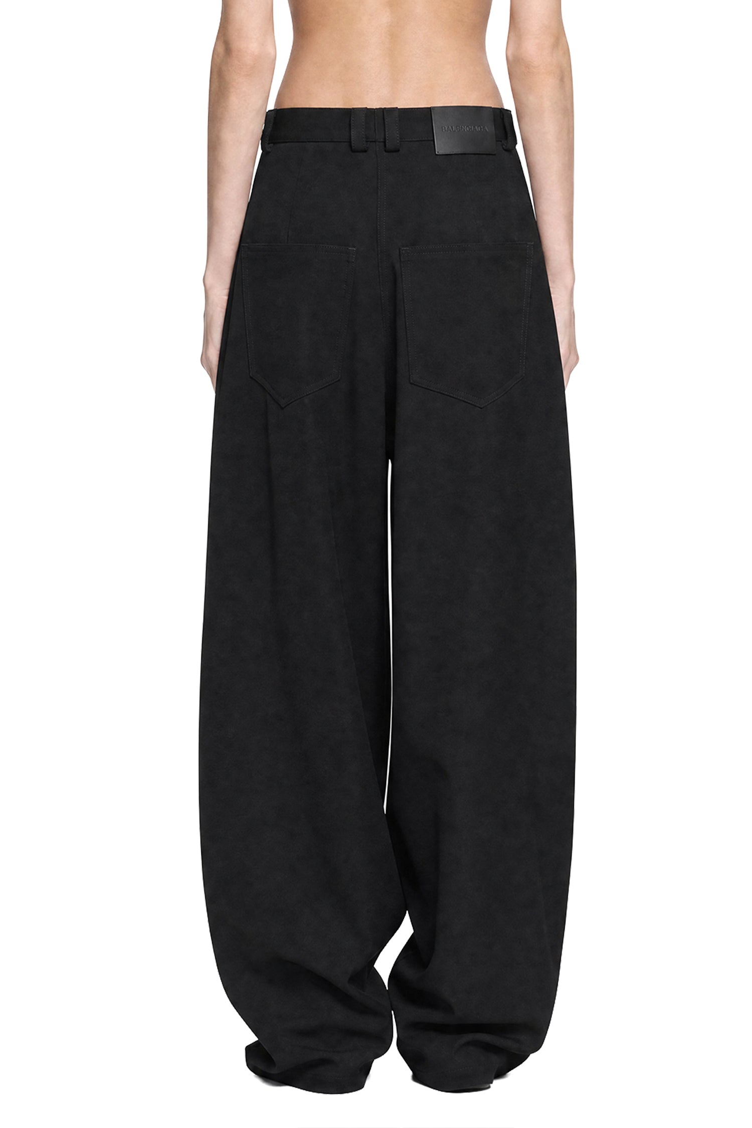 High-Waisted Barrel Pants