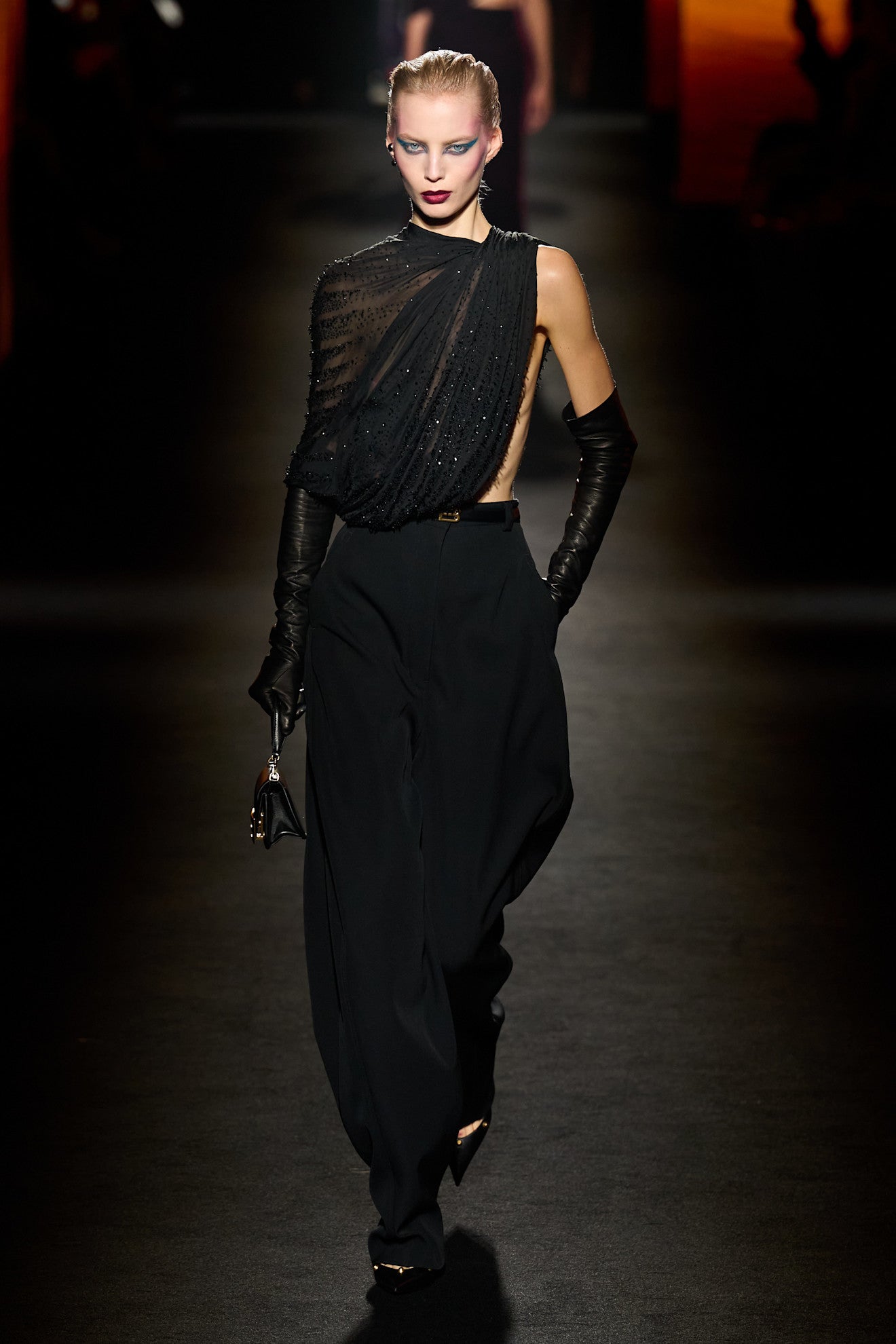 High-Waisted Barrel Pants