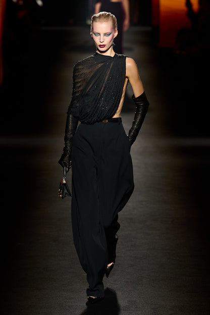 High-Waisted Barrel Pants