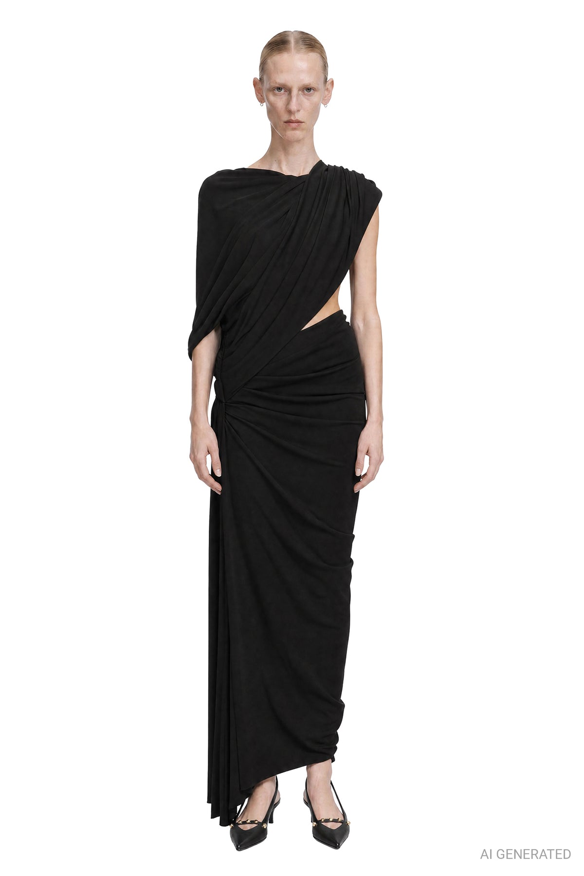 Twisted Draped Dress