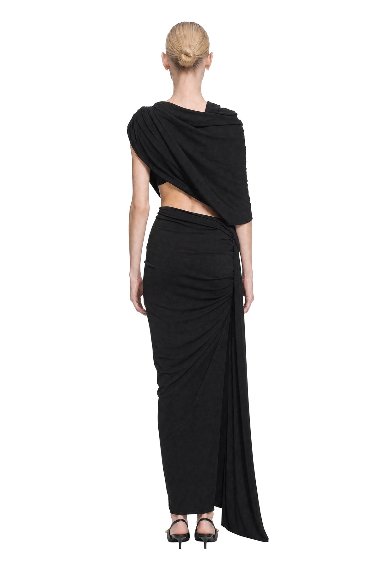 BALENCIAGA Twisted Draped Dress woman