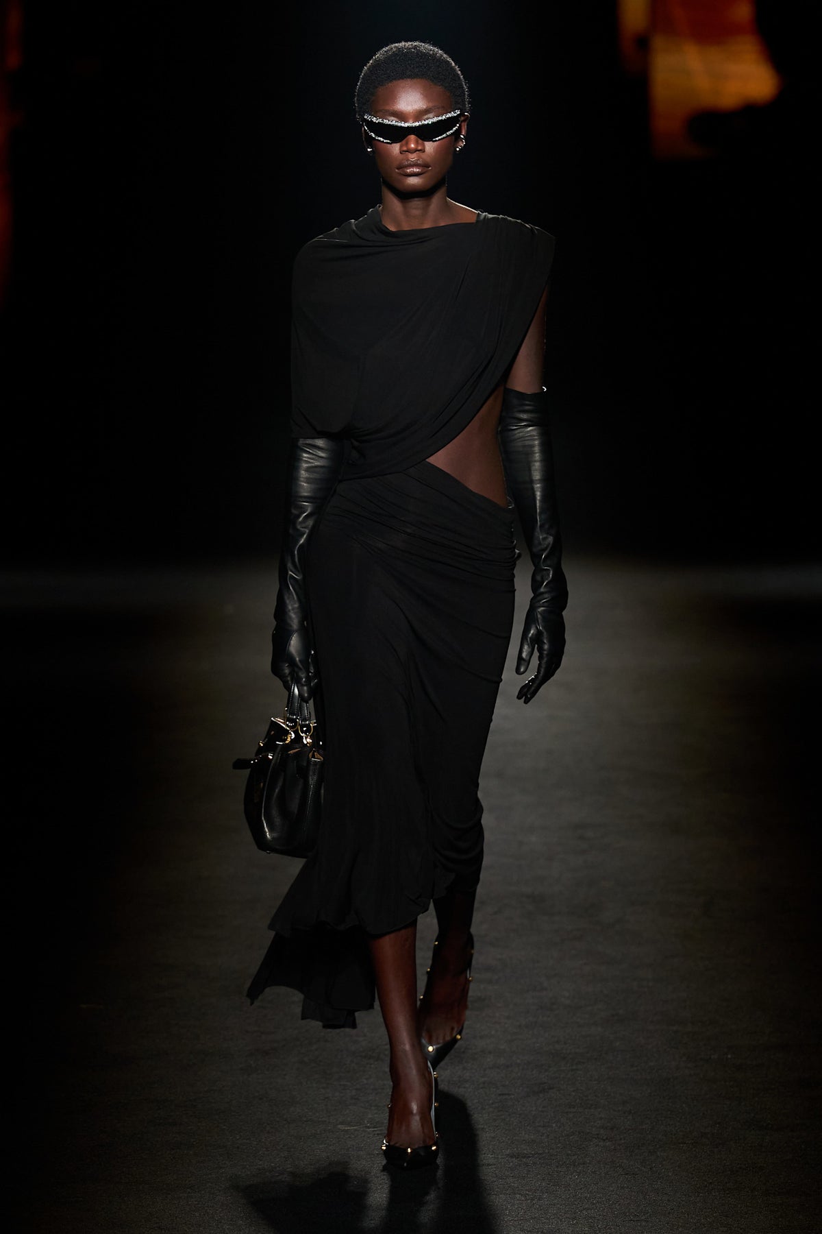 BALENCIAGA Twisted Draped Dress woman