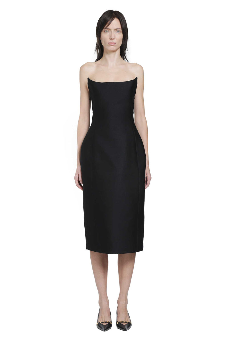 BALENCIAGA Midi Bustier Dress woman