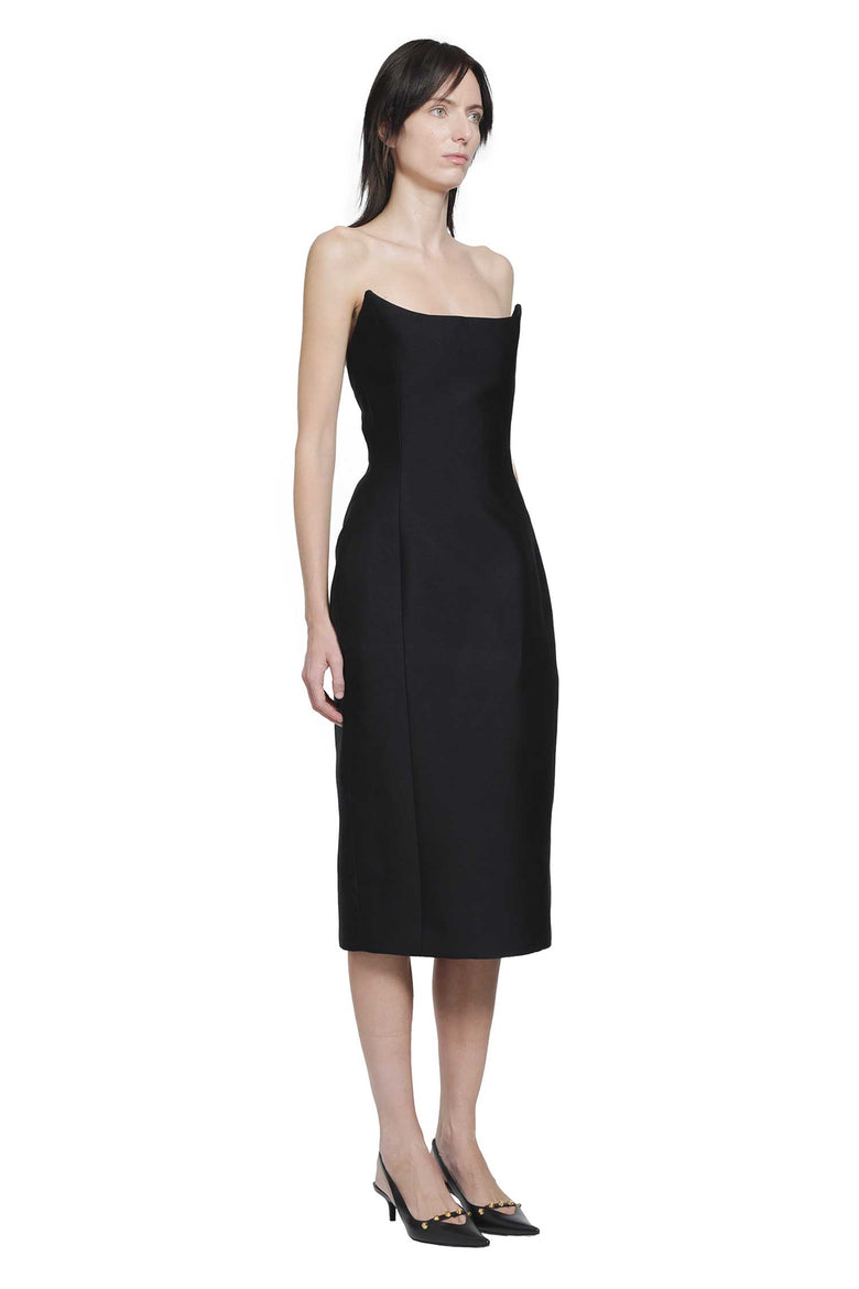 BALENCIAGA Midi Bustier Dress woman