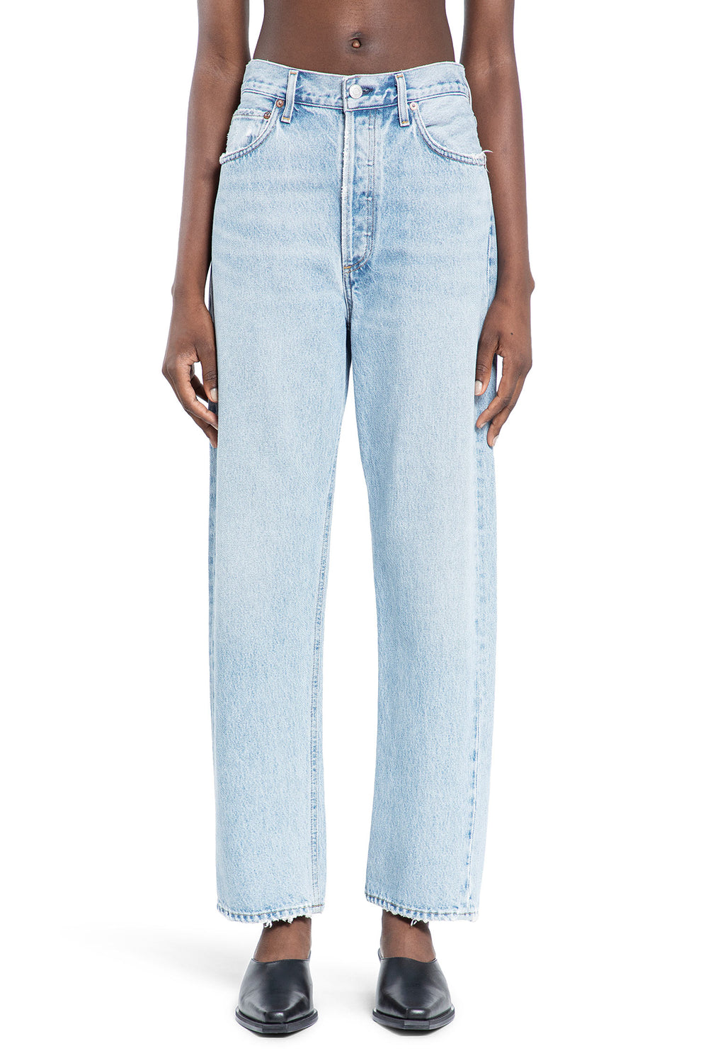 AGOLDE WOMAN BLUE JEANS