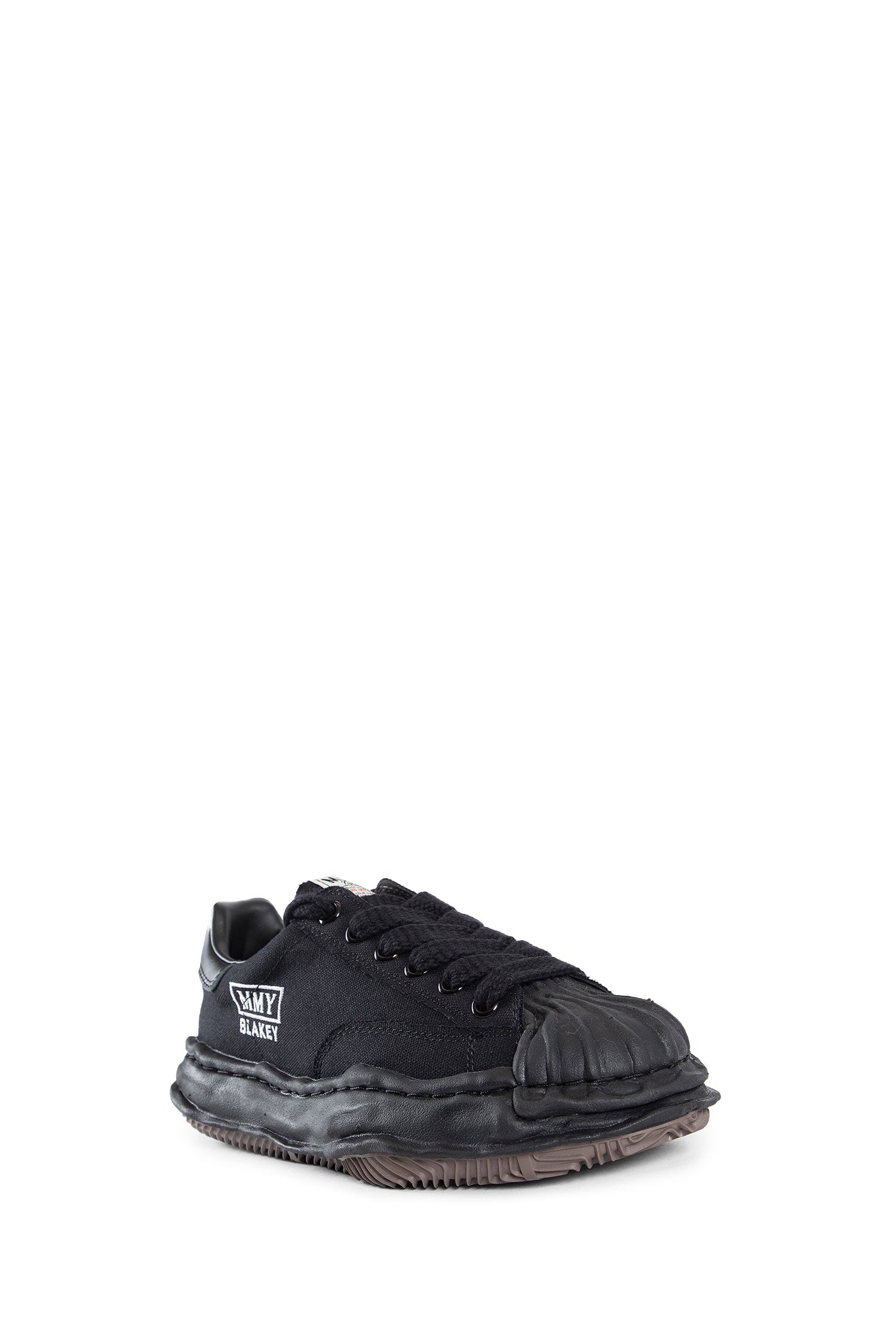 MAISON MIHARA YASUHIRO UNISEX BLACK SNEAKERS