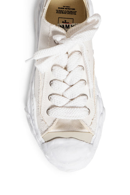 MAISON MIHARA YASUHIRO UNISEX WHITE SNEAKERS