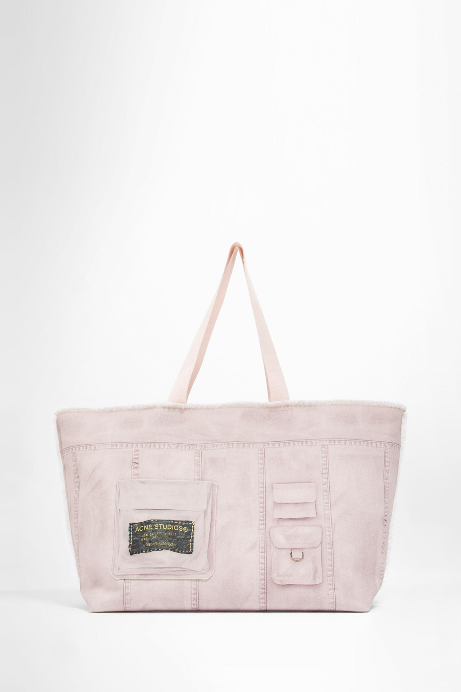 ACNE STUDIOS WOMAN PINK TOTE BAGS