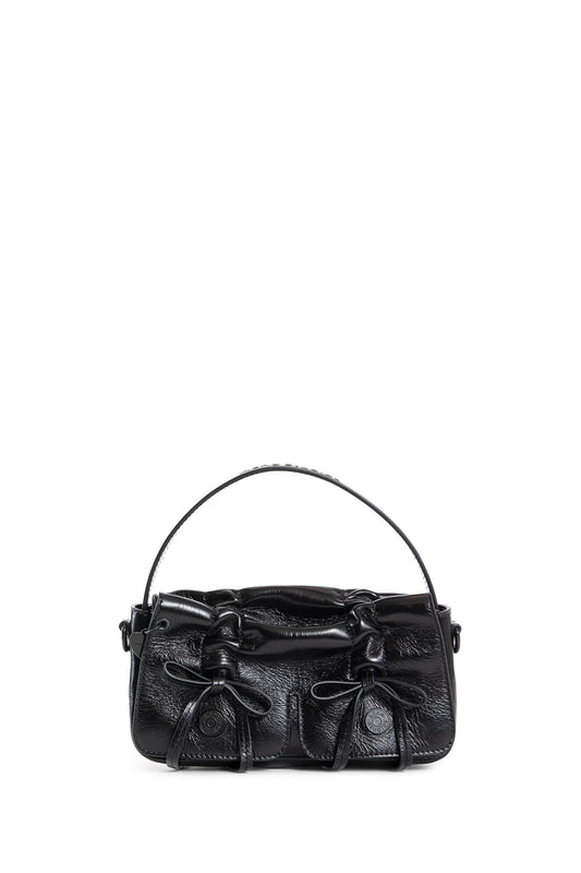 ACNE STUDIOS WOMAN BLACK TOP HANDLE BAGS