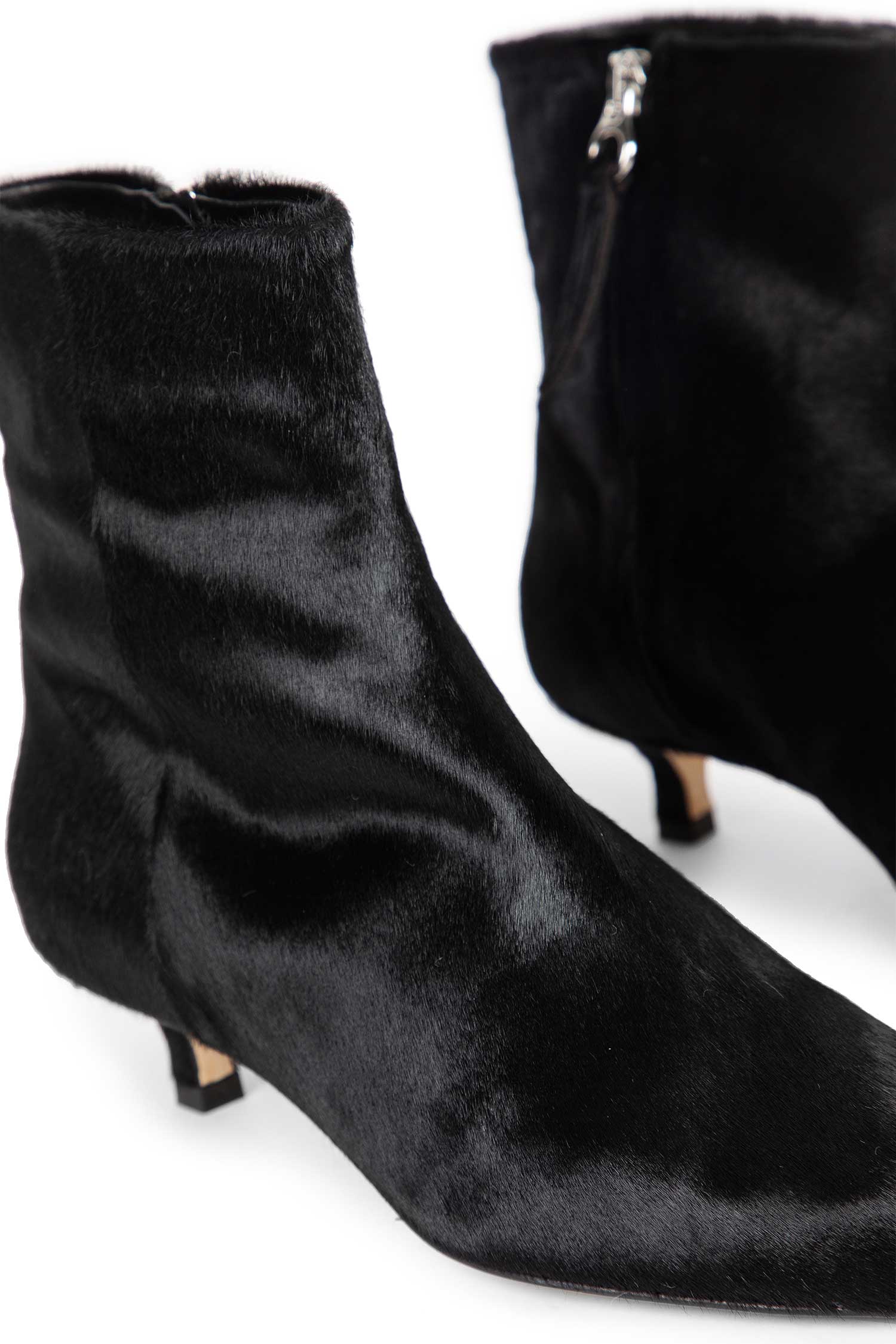 Sofie Ponyhair Ankle Boots