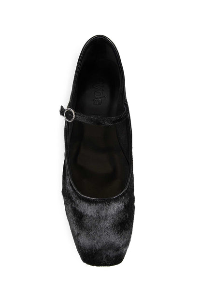 Uma Ponyhair Mary-Jane Flats