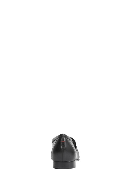 Aldous Ruched Penny-Slot Loafers