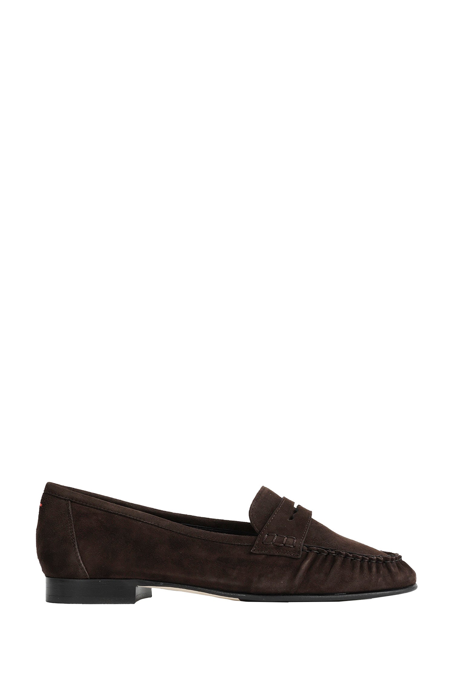 Aldous Suede Penny-Slot Loafers