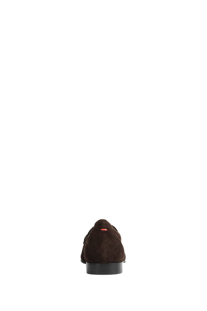 Aldous Suede Penny-Slot Loafers