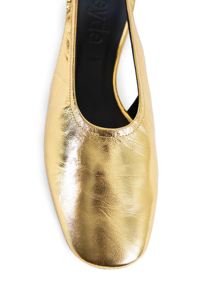 AEYDE WOMAN GOLD PUMPS