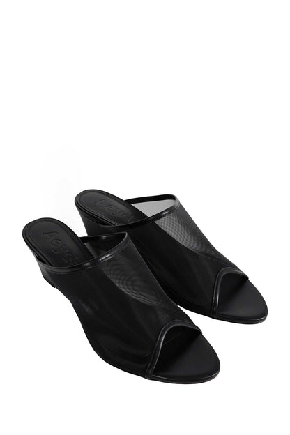 Suzanne Mesh and Nappa Mules