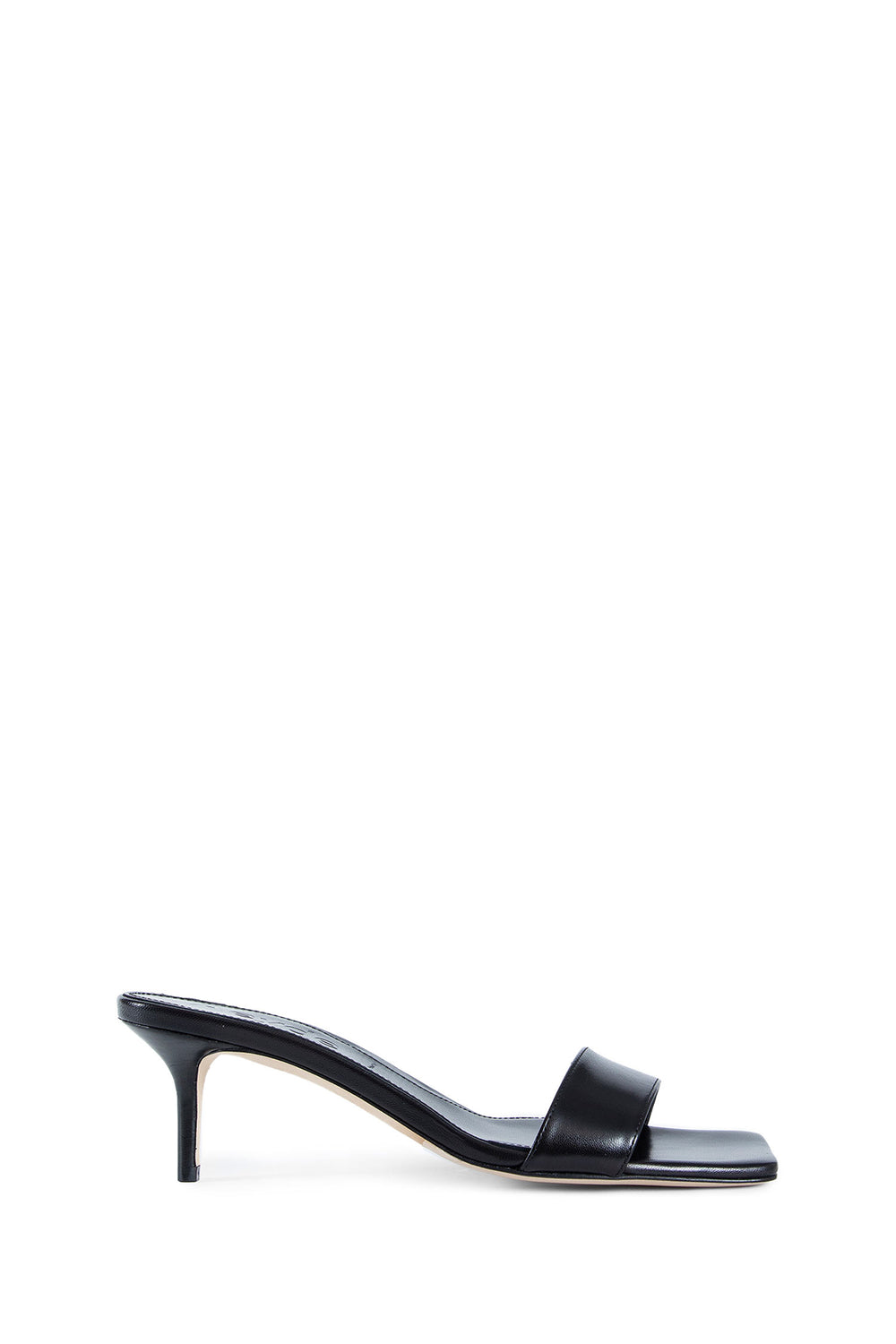 AEYDE WOMAN BLACK SANDALS & SLIDES