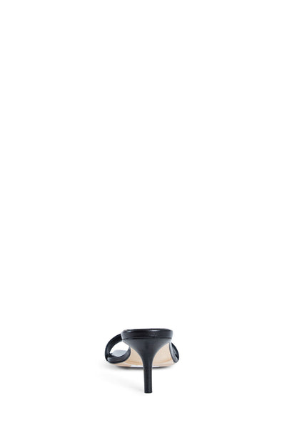 AEYDE WOMAN BLACK SANDALS & SLIDES