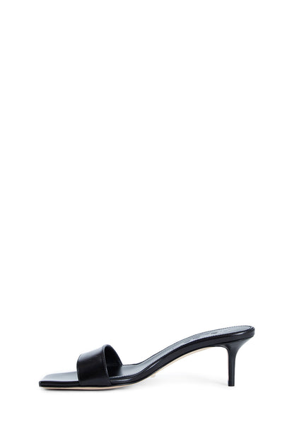 AEYDE WOMAN BLACK SANDALS & SLIDES