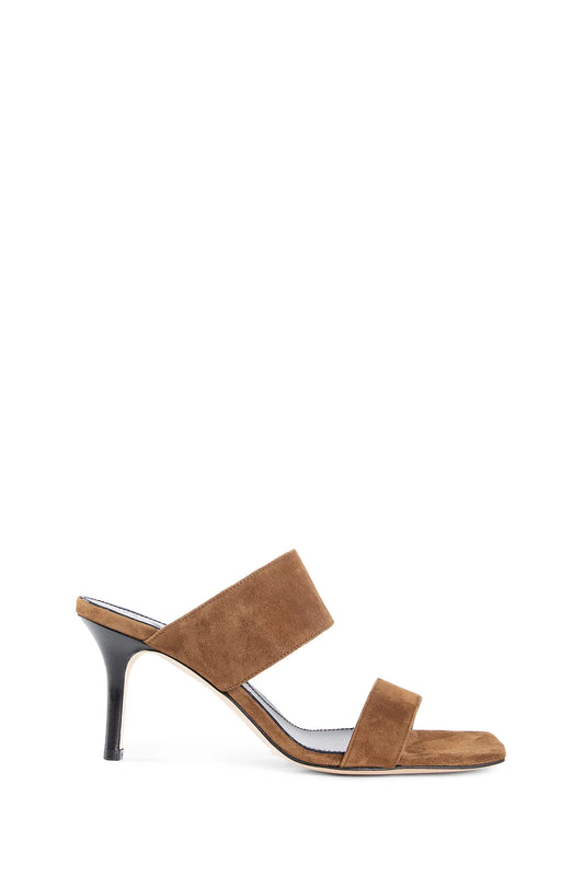 Varvara suede leather mules - Antonioli.eu