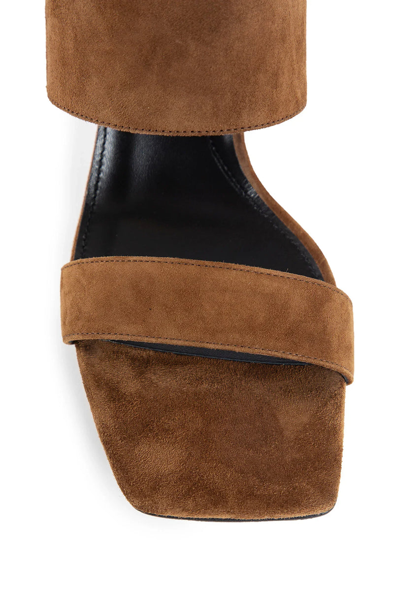 Varvara suede leather mules - Antonioli.eu