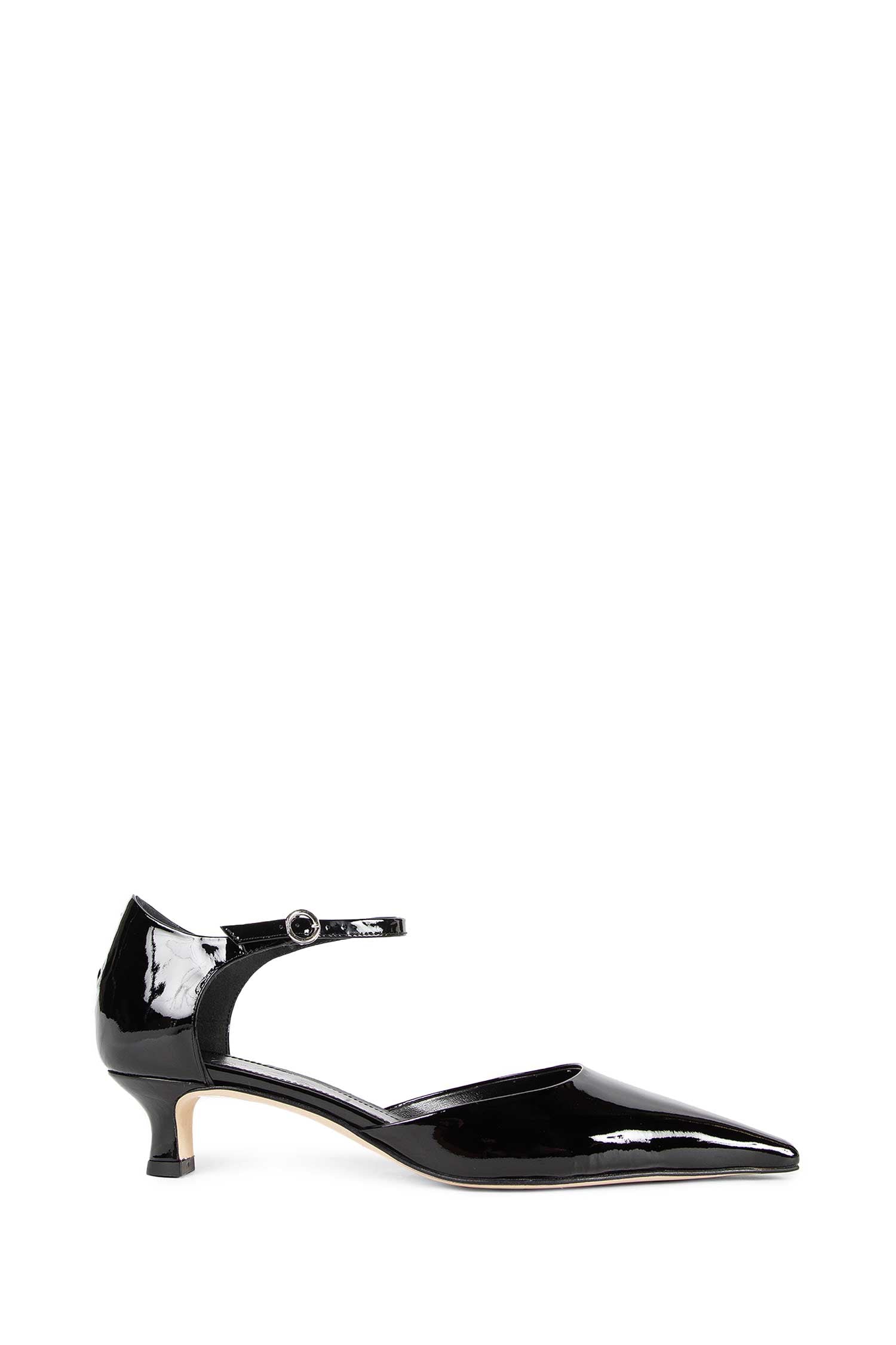 Tillie Patent Calf Leather Kitten Pumps