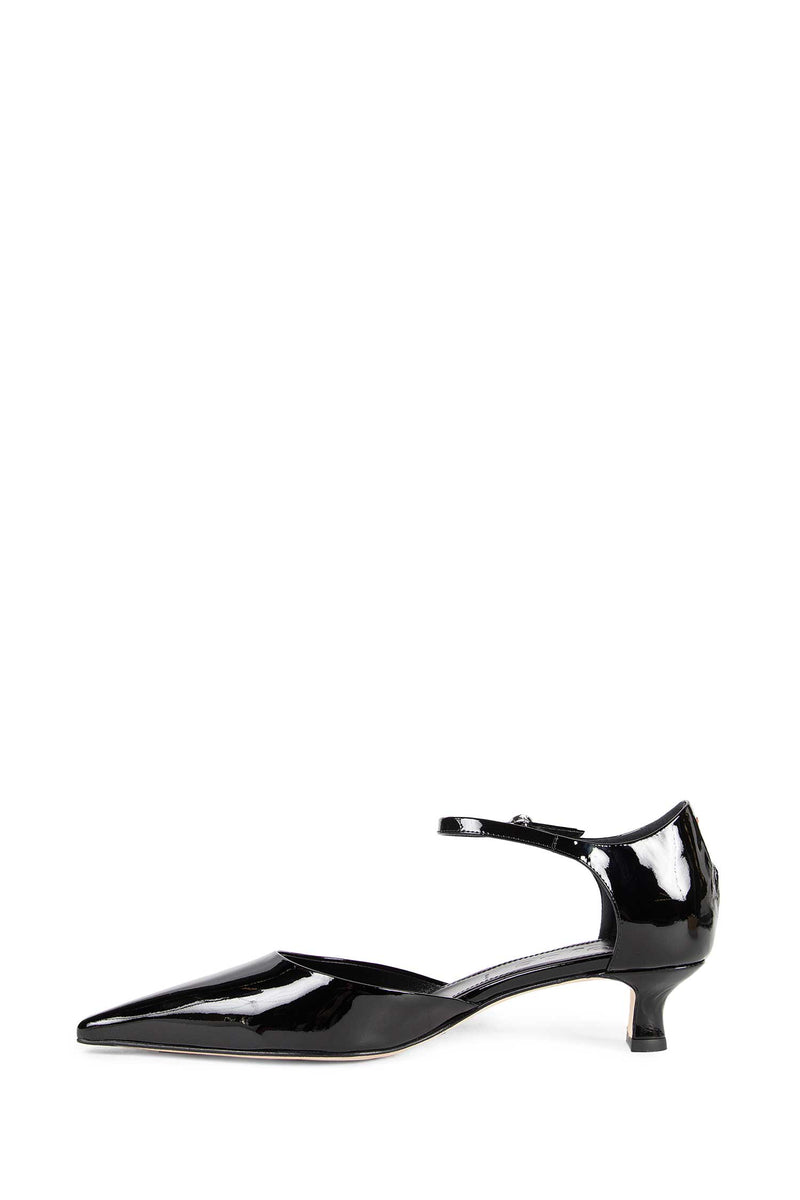 Tillie Patent Calf Leather Kitten Pumps