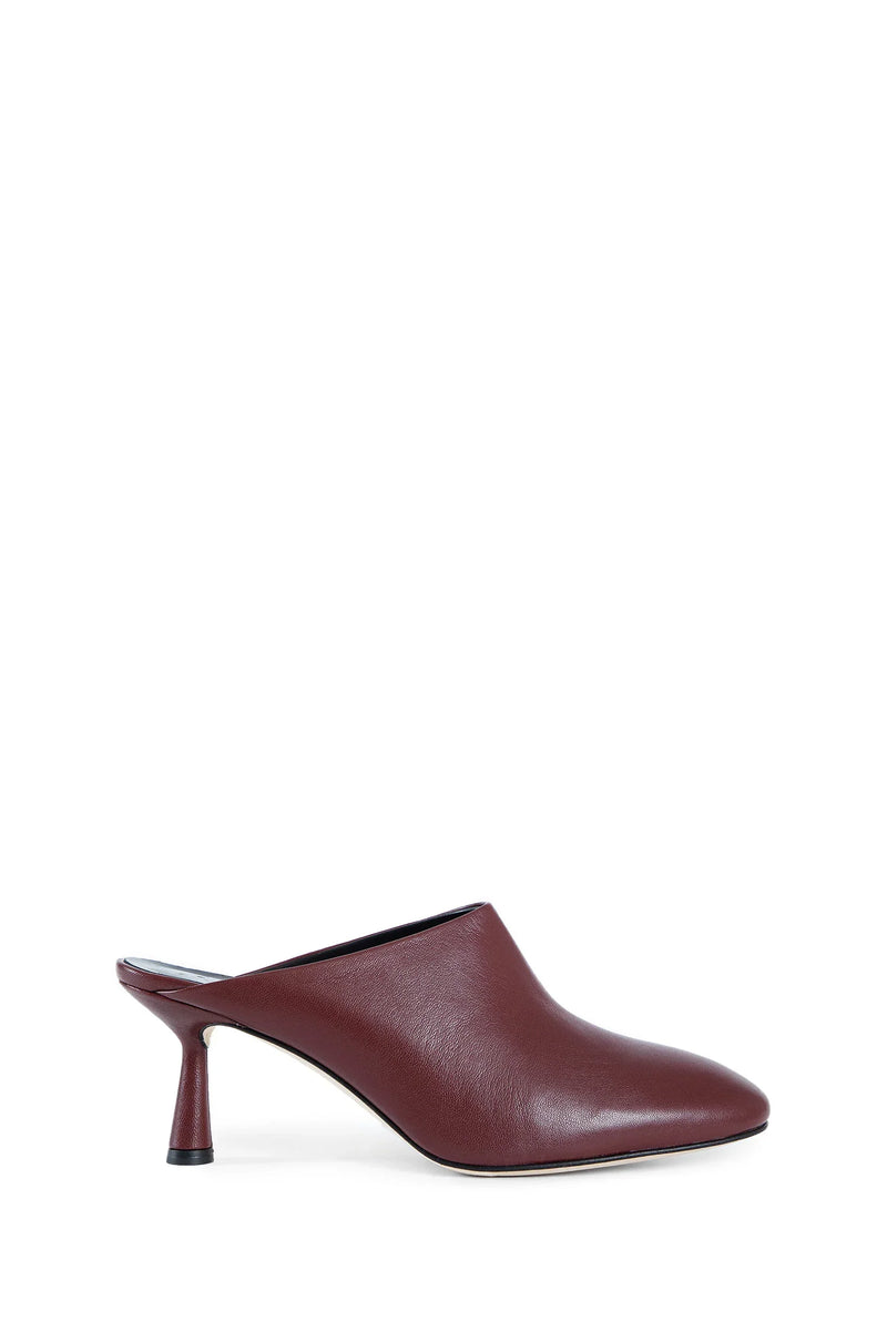 Mila Leather Mule Pumps - Antonioli.eu