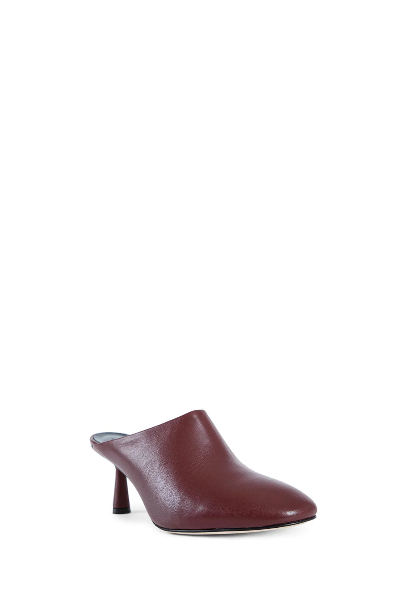 Mila Leather Mule Pumps - Antonioli.eu