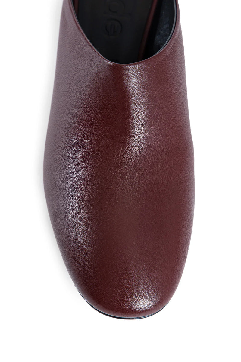 Mila Leather Mule Pumps - Antonioli.eu