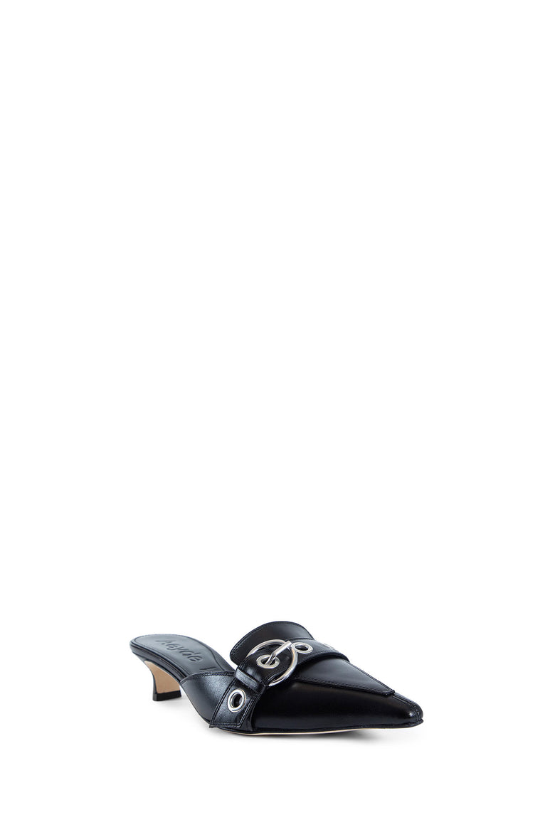 AEYDE WOMAN BLACK MULES
