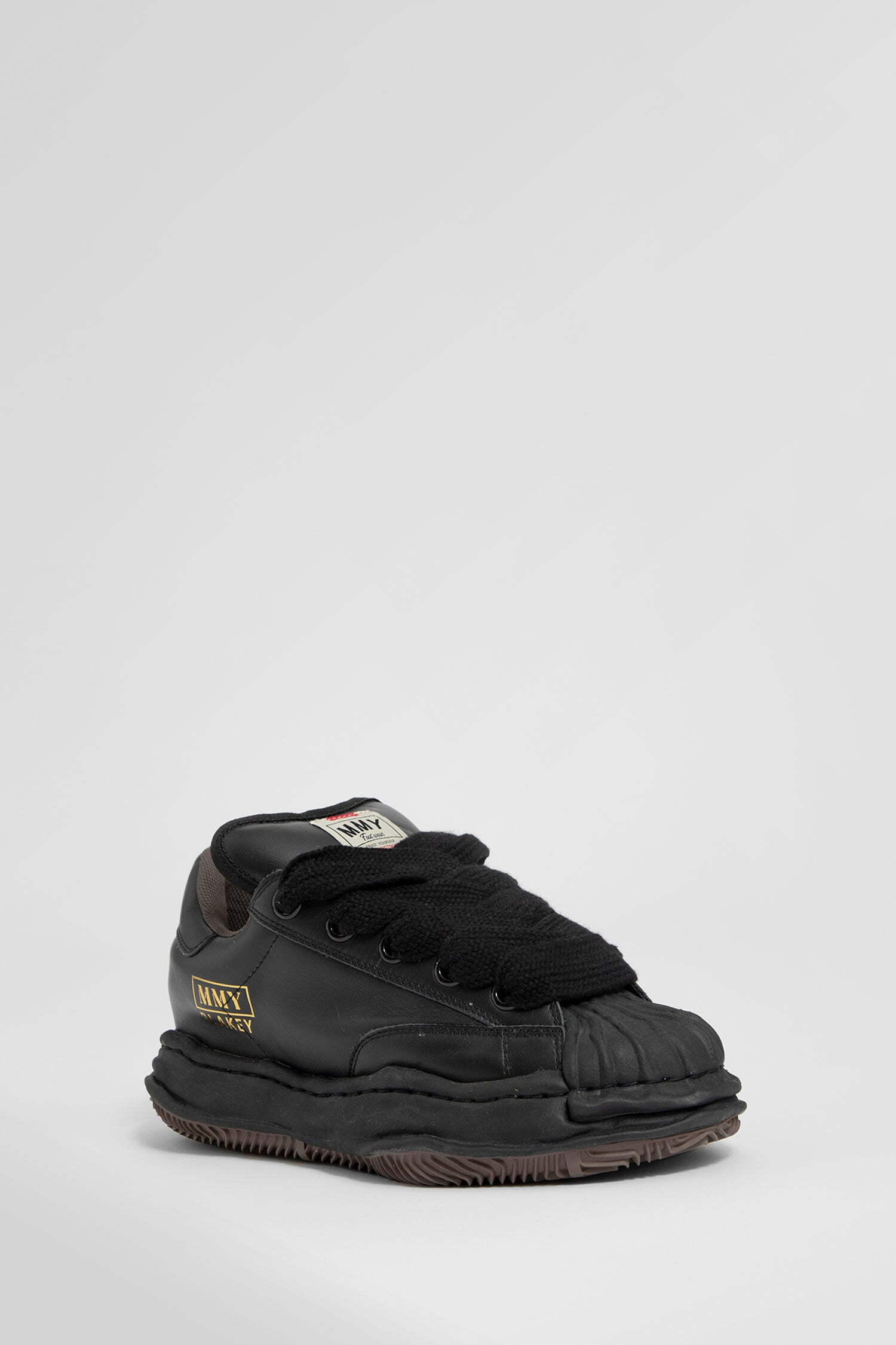 MAISON MIHARA YASUHIRO MAN BLACK SNEAKERS