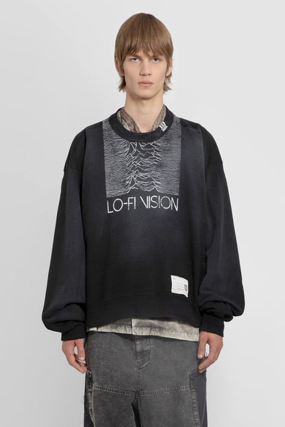 Antonioli MAISON MIHARA YASUHIRO MAN BLACK SWEATSHIRTS