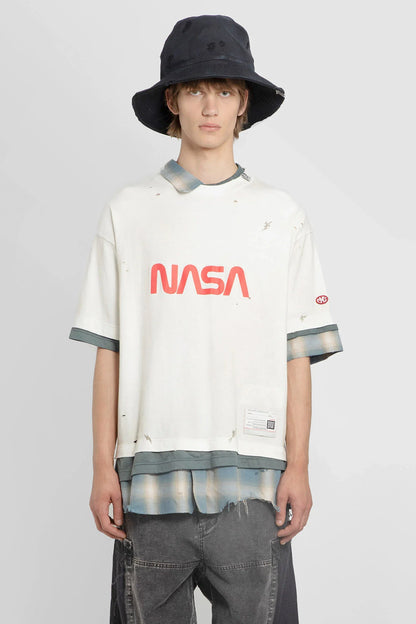 Antonioli MAISON MIHARA YASUHIRO MAN WHITE T-SHIRTS & TANK TOPS