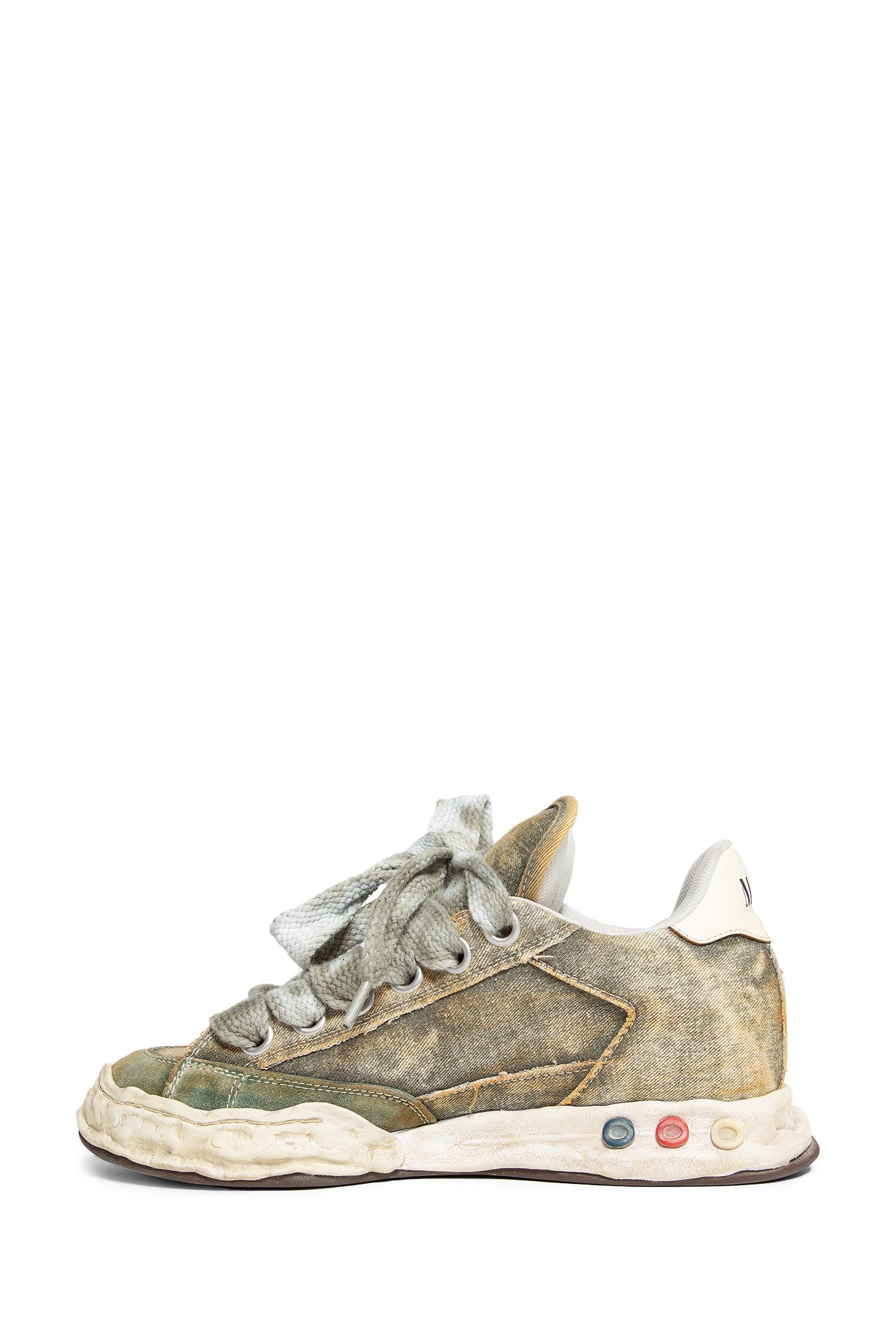 MAISON MIHARA YASUHIRO UNISEX GREEN SNEAKERS