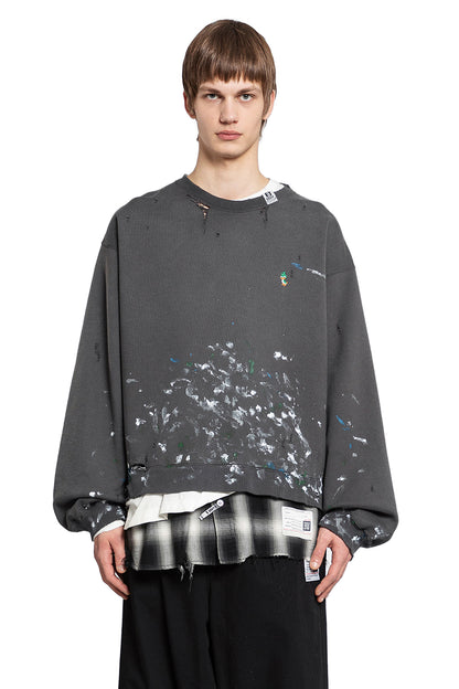 Antonioli MAISON MIHARA YASUHIRO MAN BLACK SWEATSHIRTS