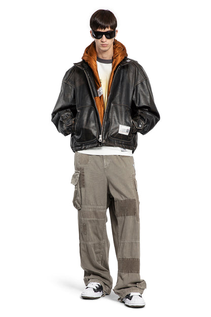 Hoded Vegan Leather Jacket