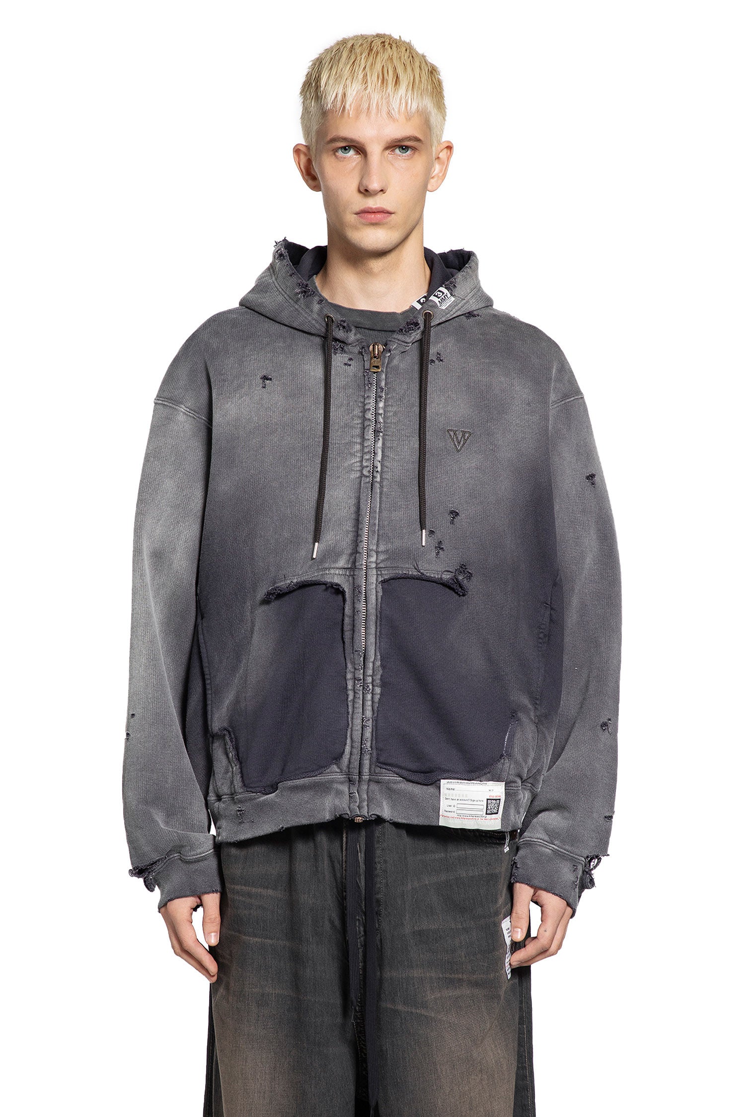 Sun Faded Zip-Up Hoodie