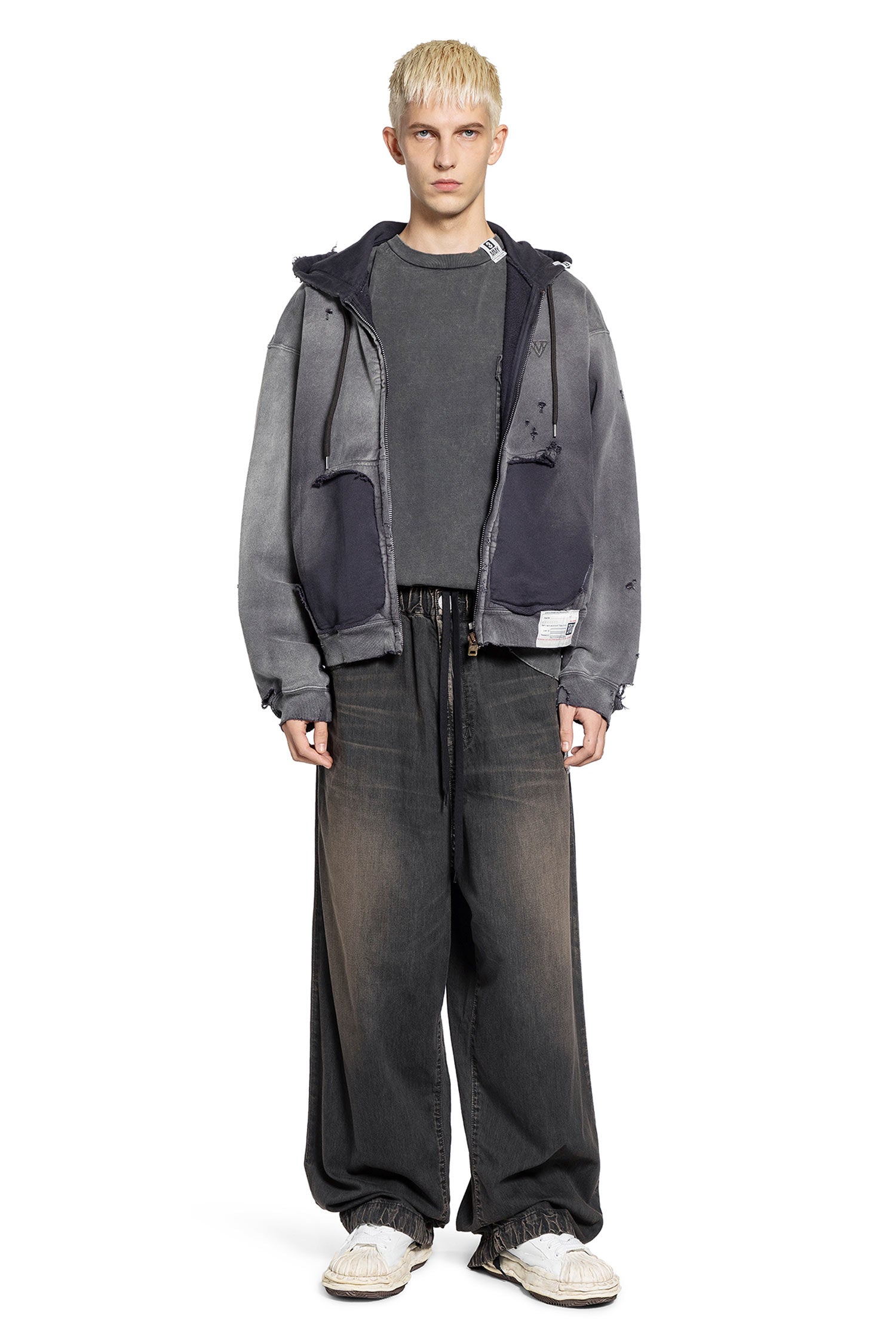 Sun Faded Zip-Up Hoodie