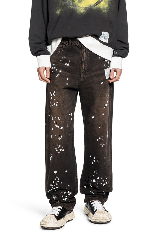 Embellished Denim Pants