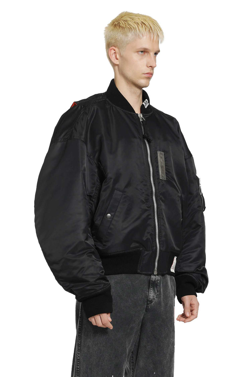 MAISON MIHARA YASUHIRO Vest Combined Bomber Jacket man